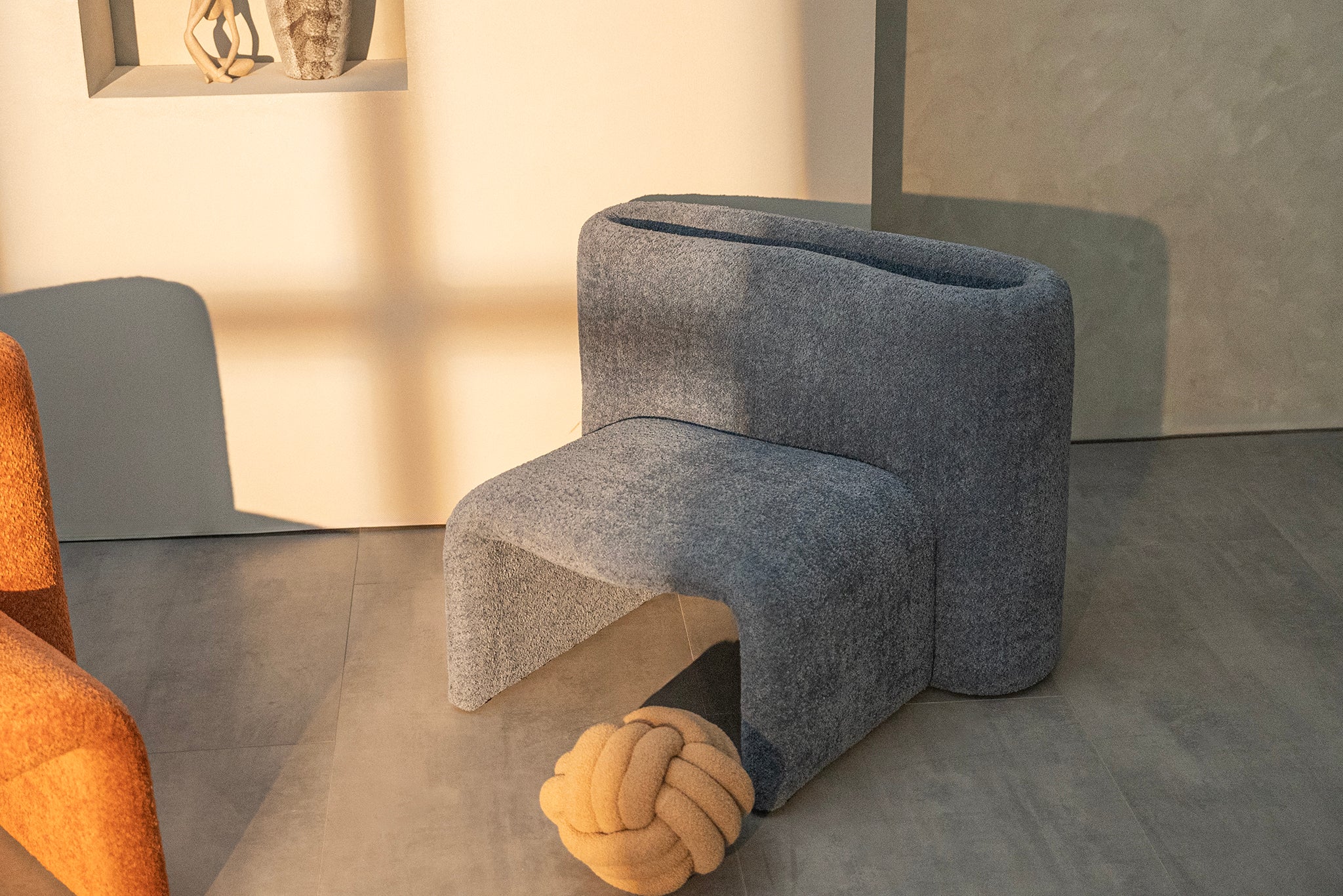 Arc Nest Upholstered Lounge Chair - Image 15