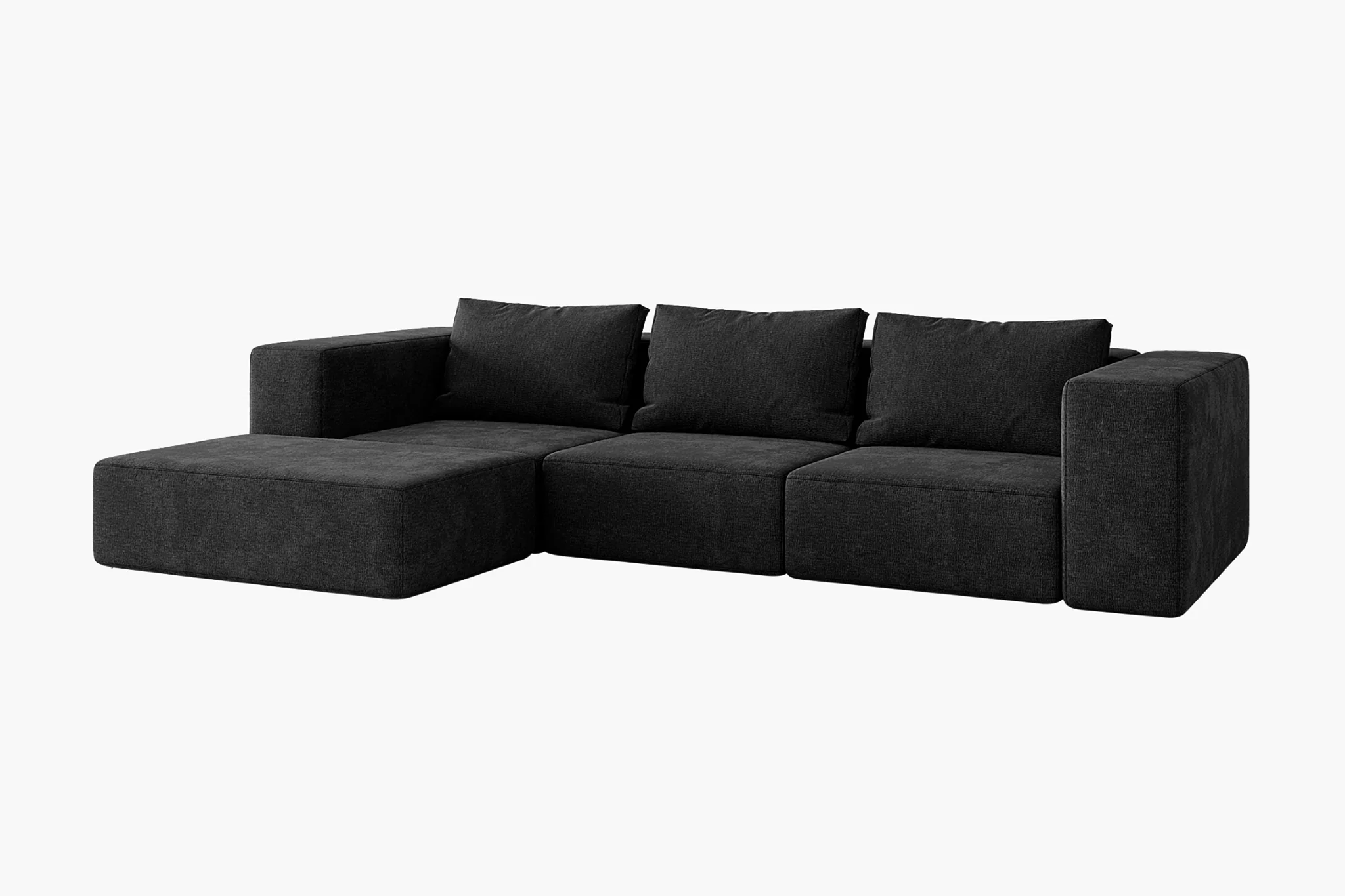 Atlas Extra Large Slipcover Modular Reversible Floor Sectional Sofa - Image 123