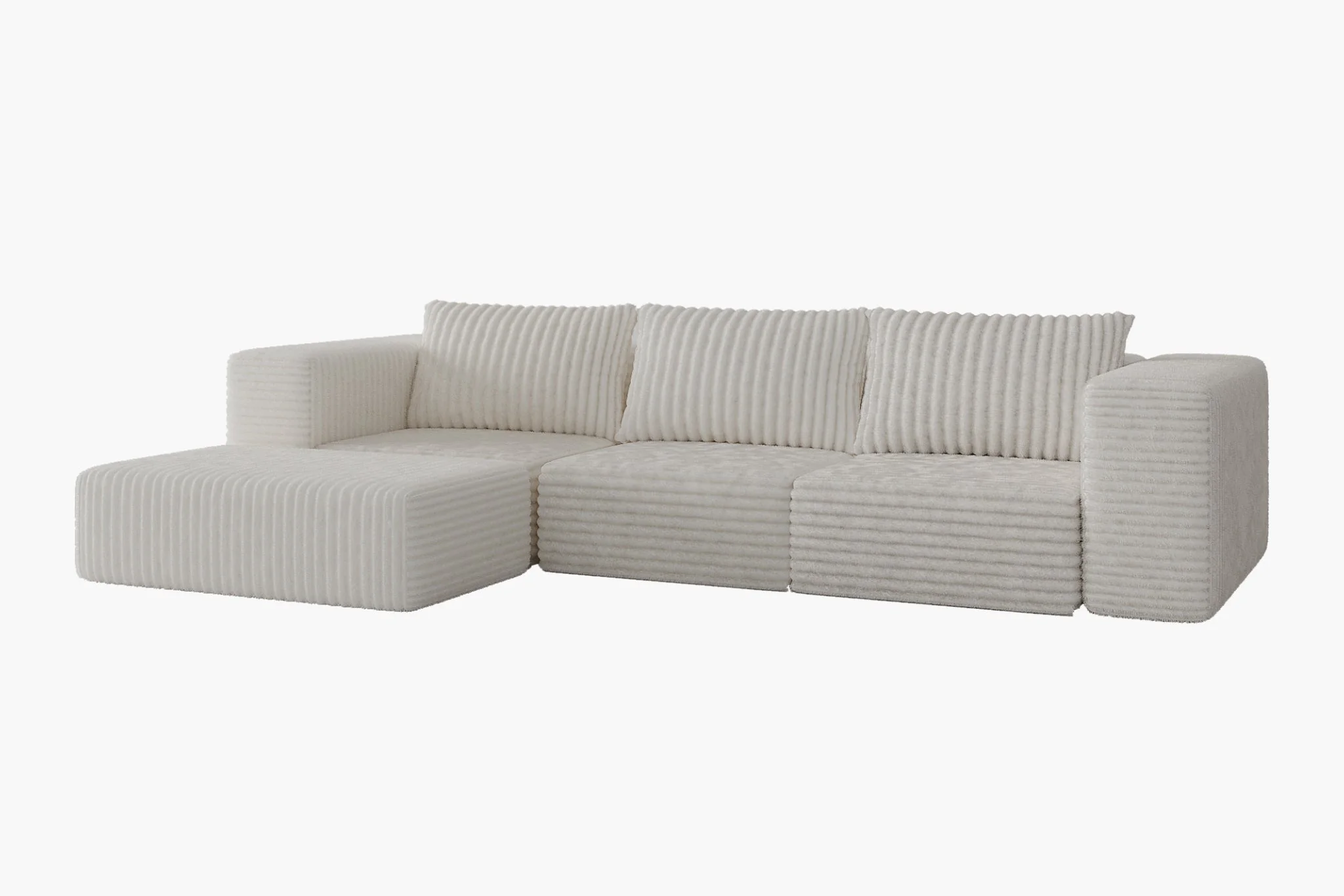 Atlas Extra Large Slipcover Modular Reversible Floor Sectional Sofa - Image 47