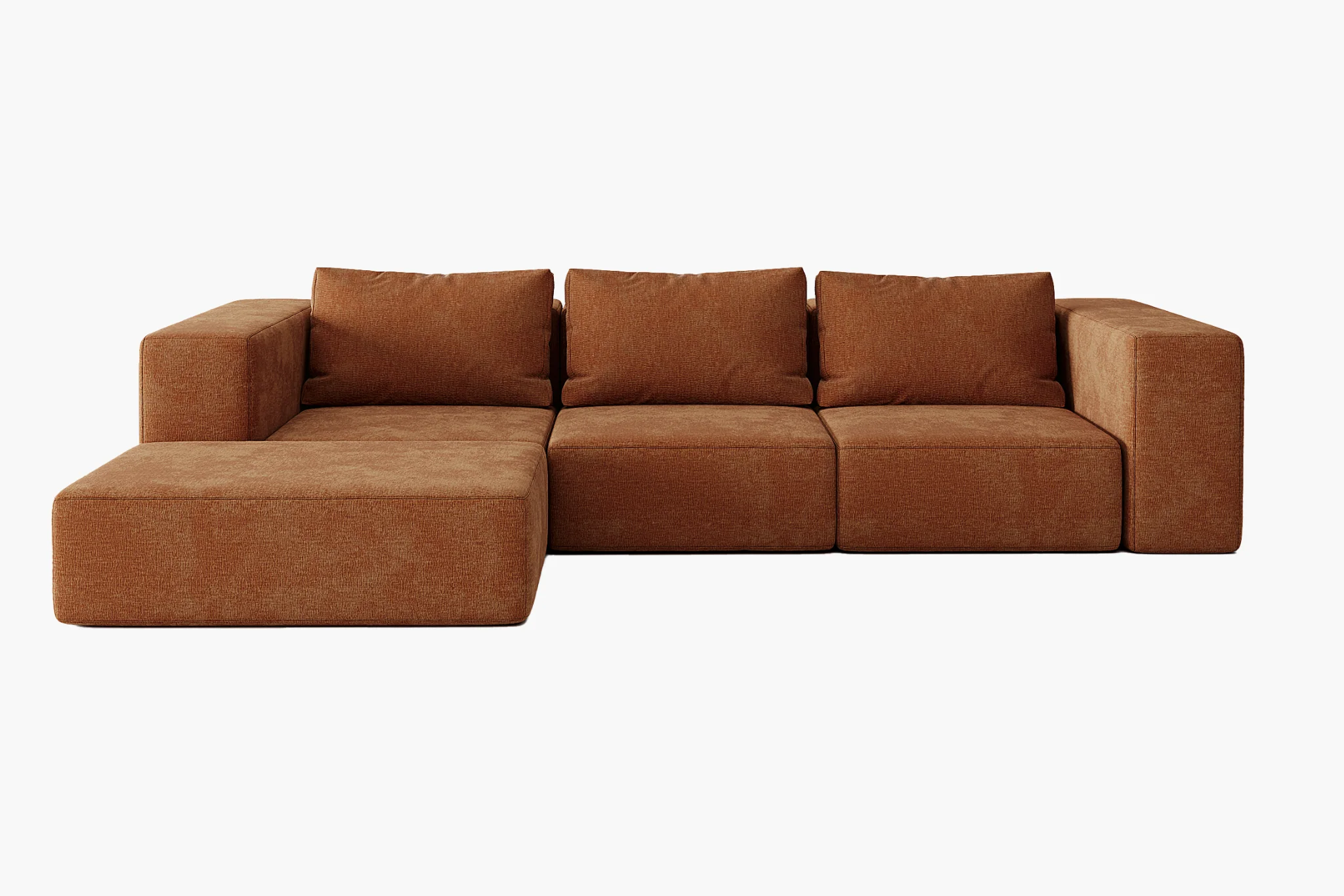 Atlas Extra Large Slipcover Modular Reversible Floor Sectional Sofa - Image 79