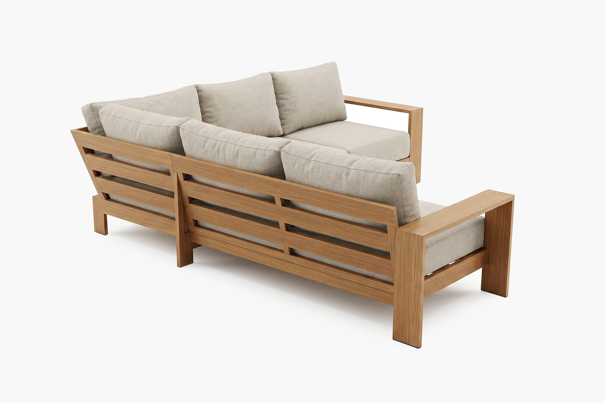Ciela Modern Aluminum Outdoor Sofa Set with Cushions - Image 27