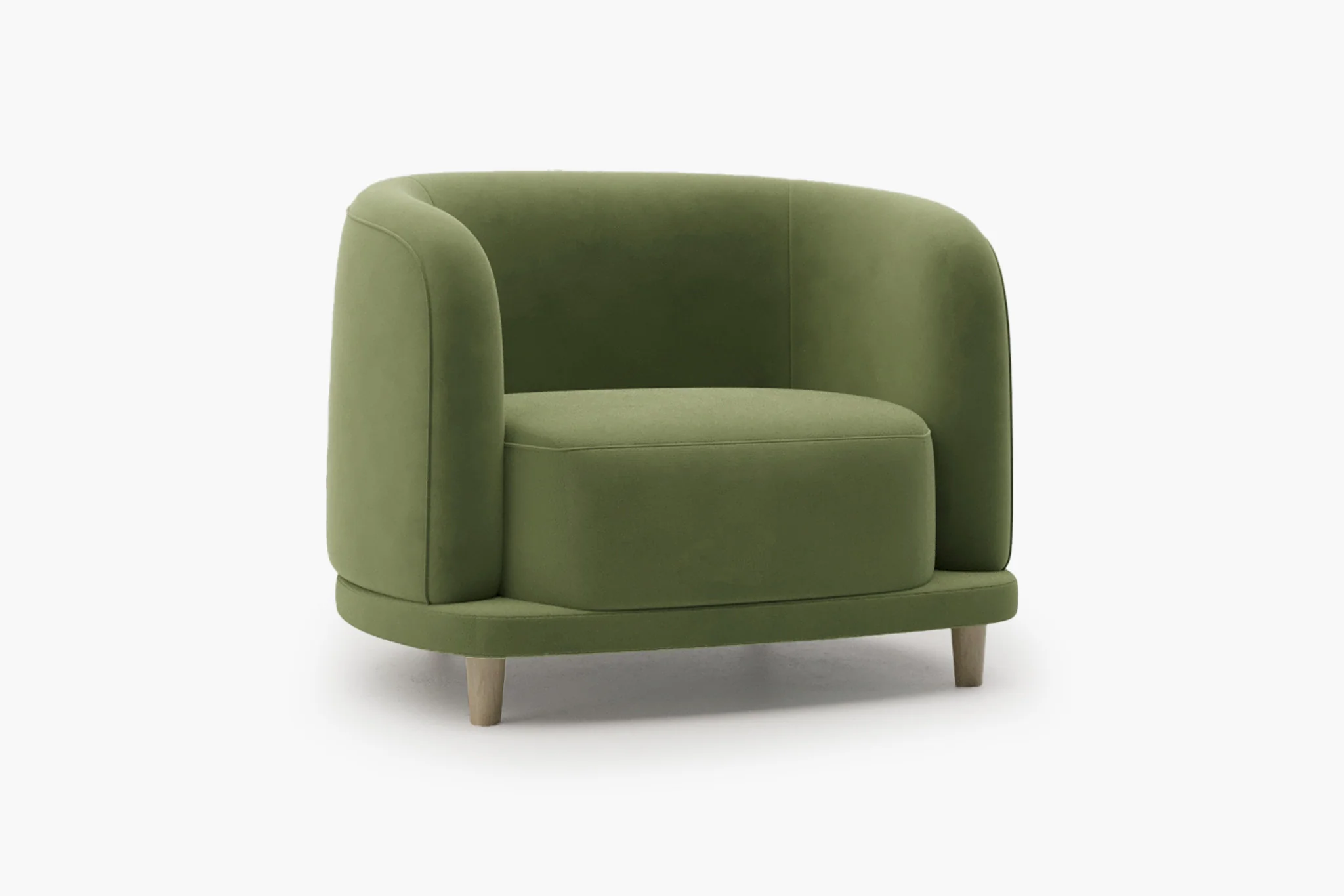 Cora Velvet Curved 3-Seater Couch Sofa / Lounge Chair - Image 15