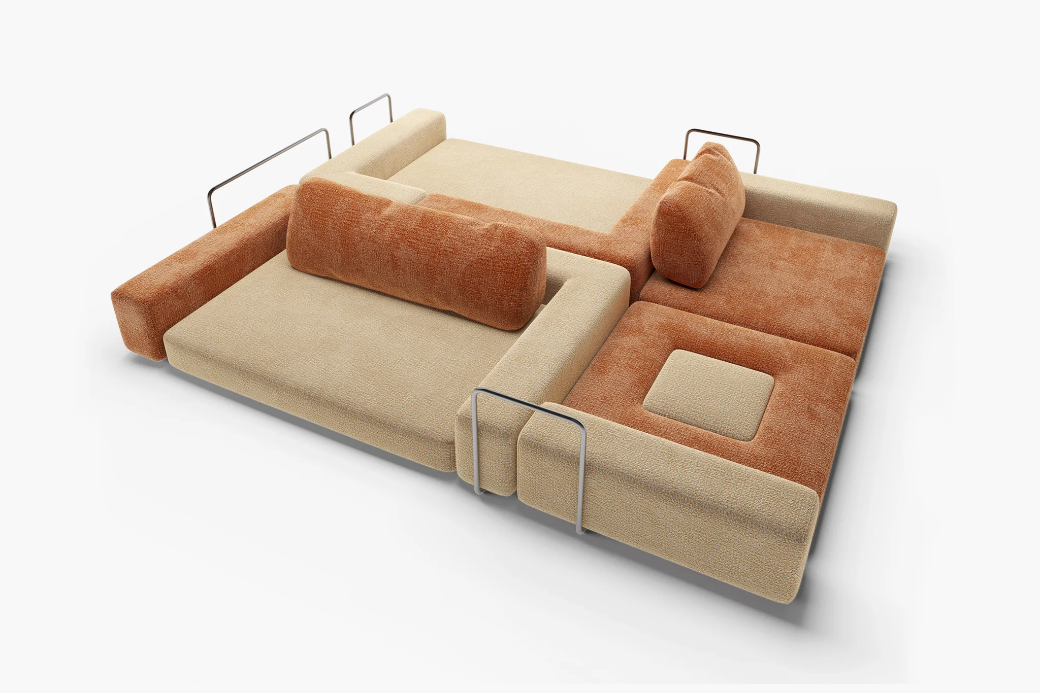 CushyLand Modular Kids Play Sofa - Image 12