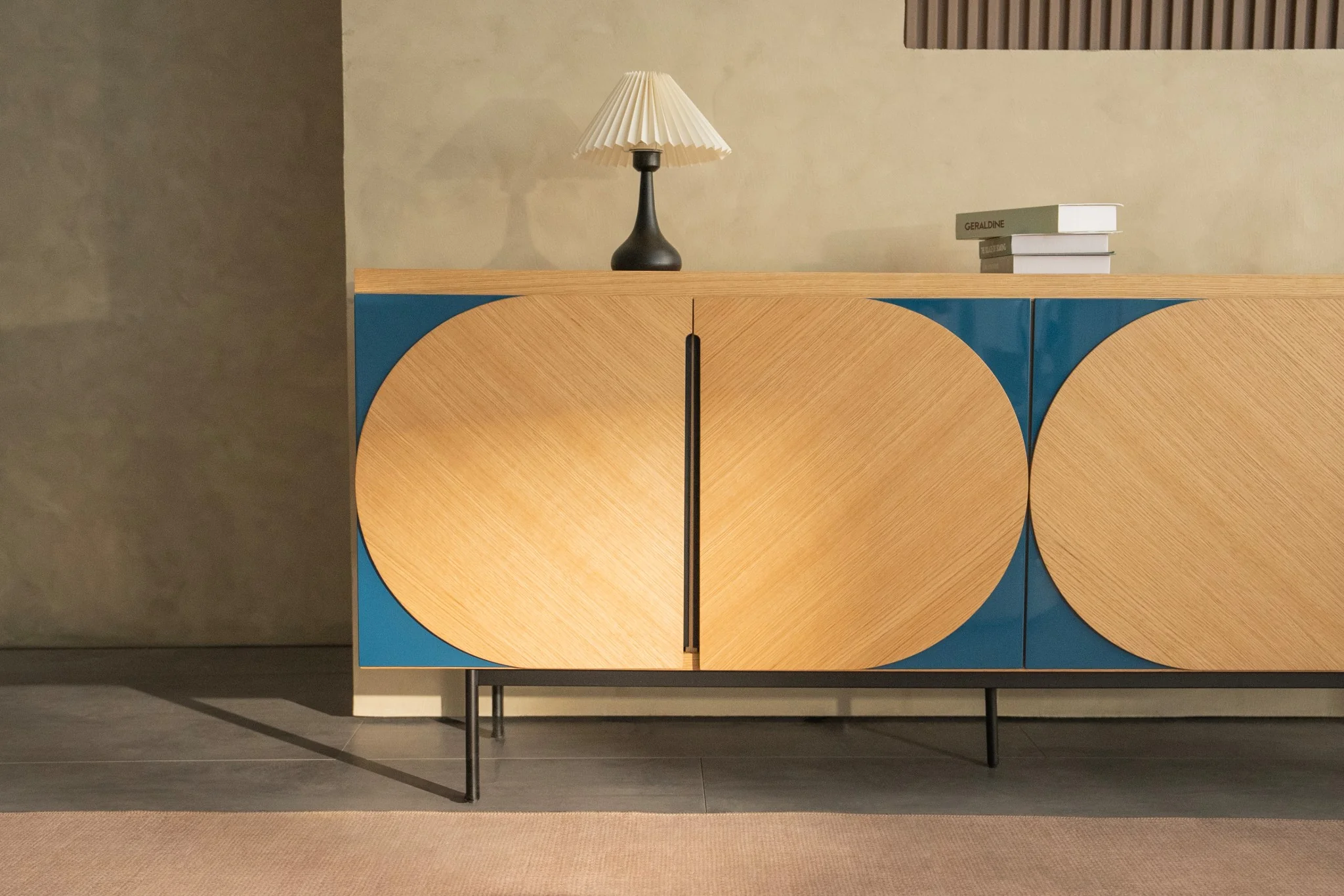 Ellipse Duo Sideboard with Oak