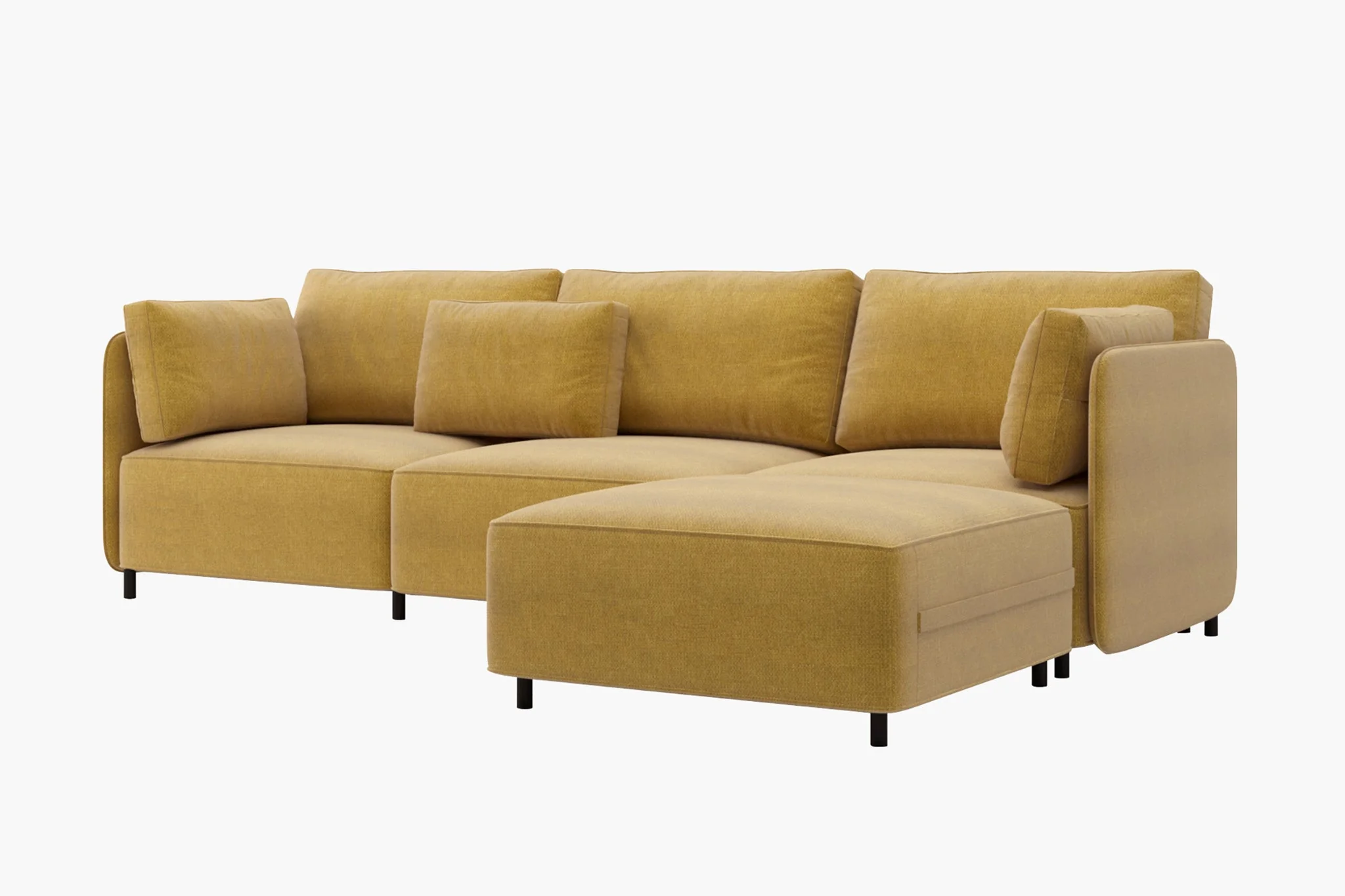 Fana Linen Reversible Modular Sofa - Image 37