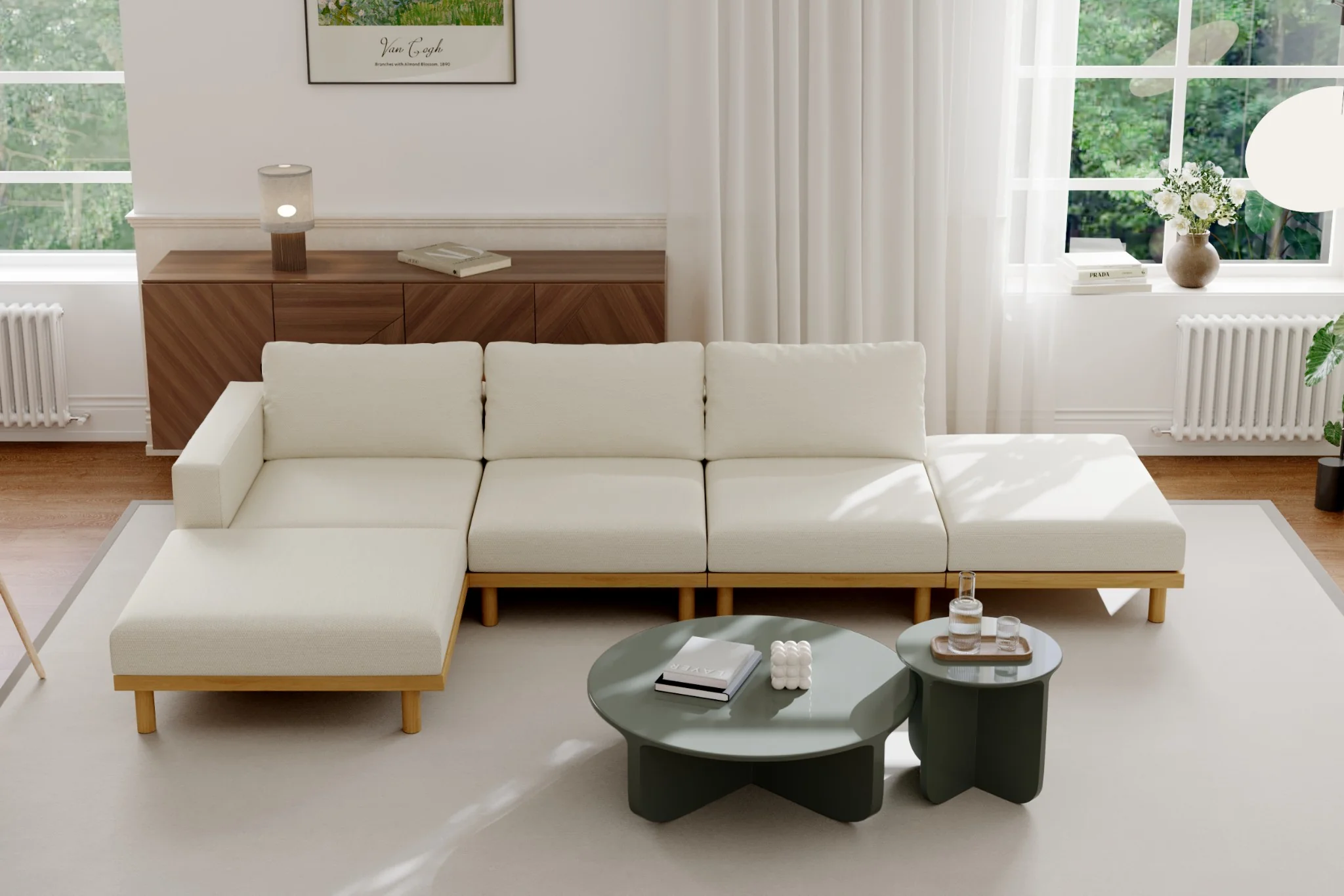 Lumi Slipcover Modular Reversible Sectional Sofa - Image 41
