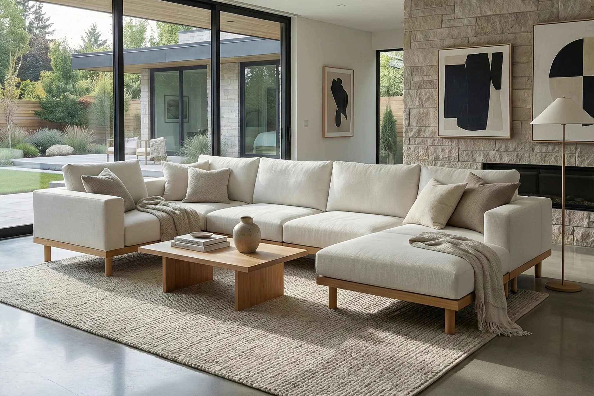 Lumi Slipcover Modular Reversible Sectional Sofa - Image 6
