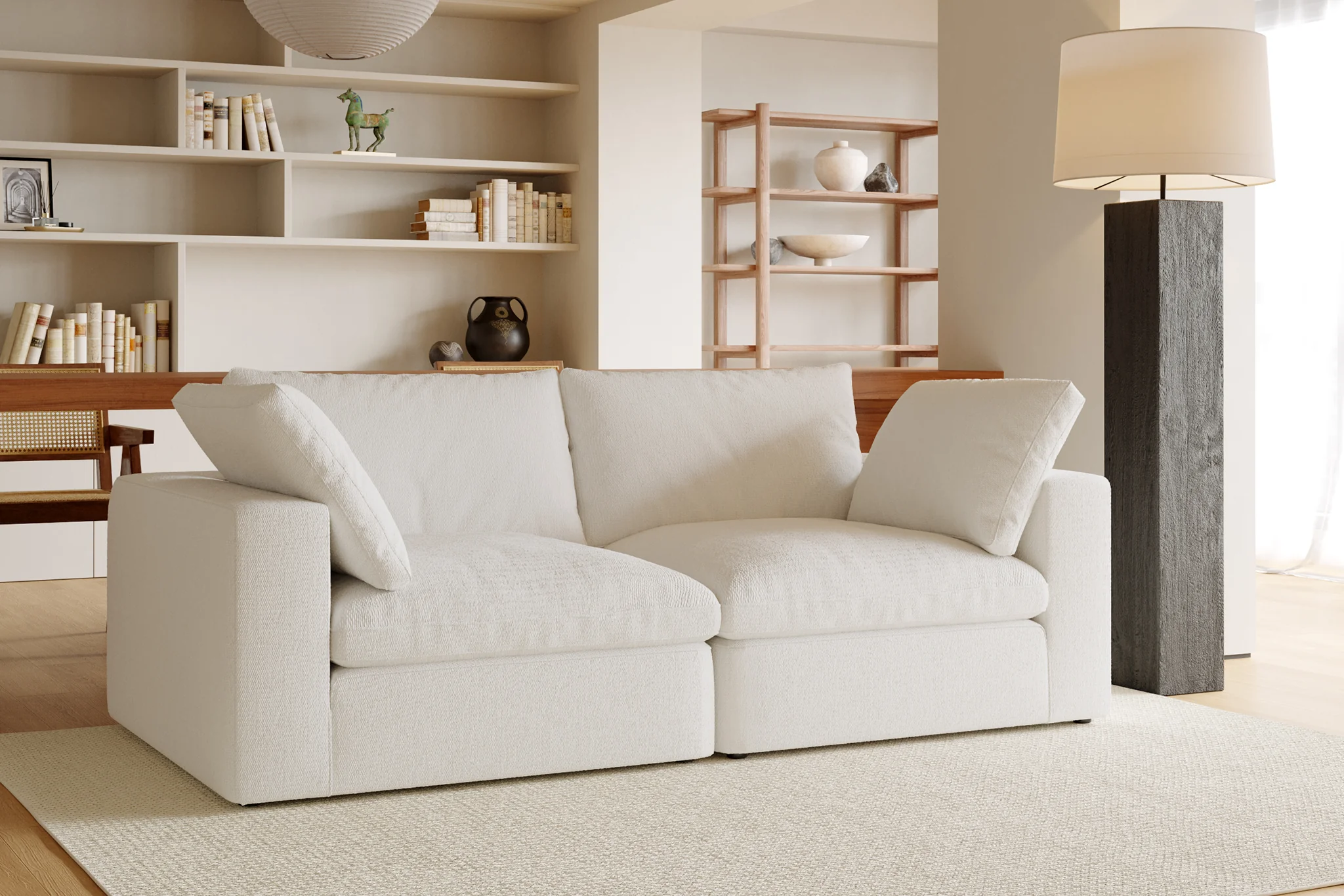 Maven Slipcover Modular Reversible Sectional Cloud Couch - Image 24