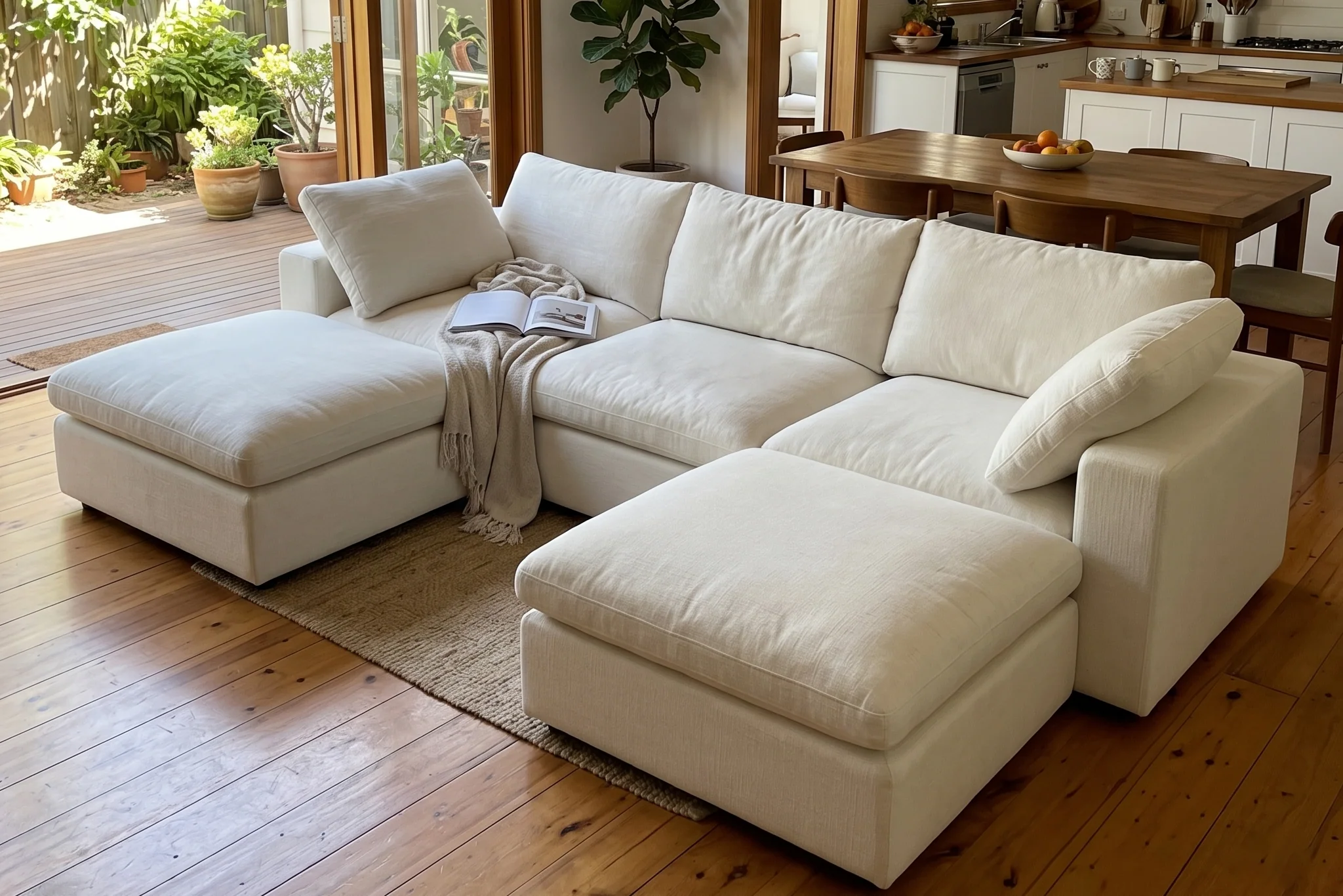 Maven Slipcover Modular Reversible Sectional Cloud Couch - Image 51