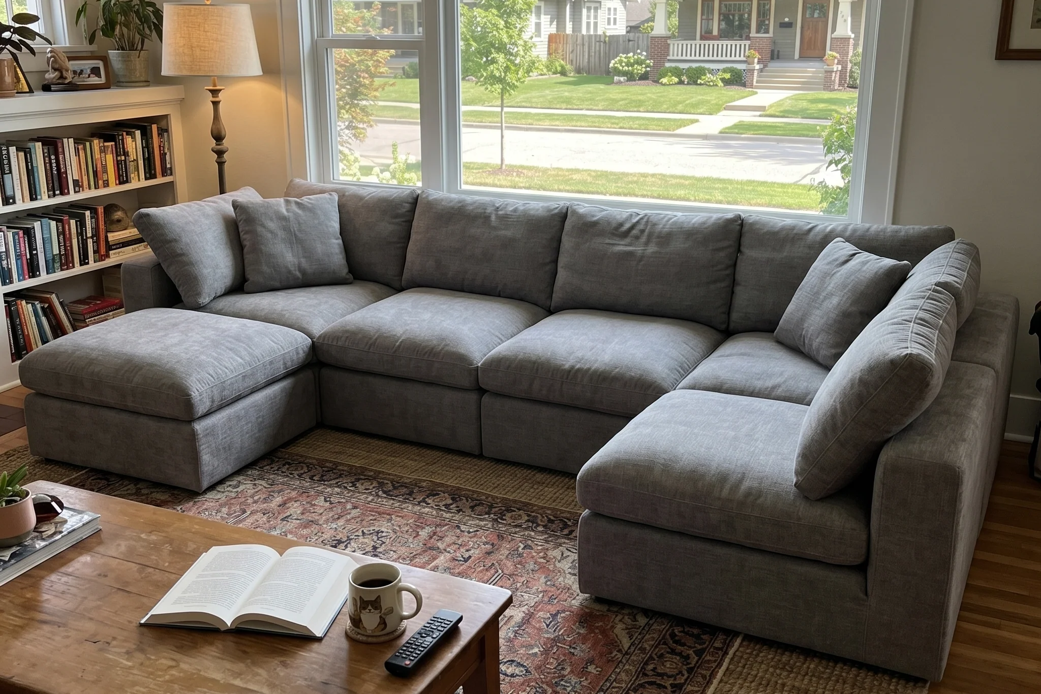 Maven Slipcover Modular Reversible Sectional Cloud Couch - Image 78