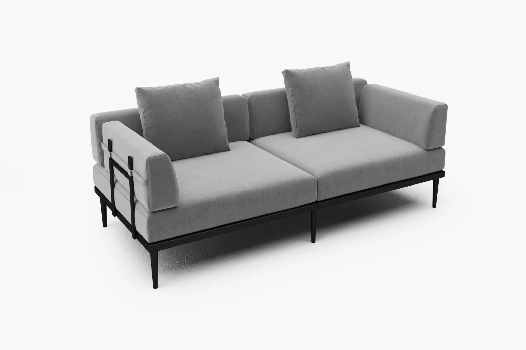 Terra Modular Outdoor Sofa with Tables - Image 17