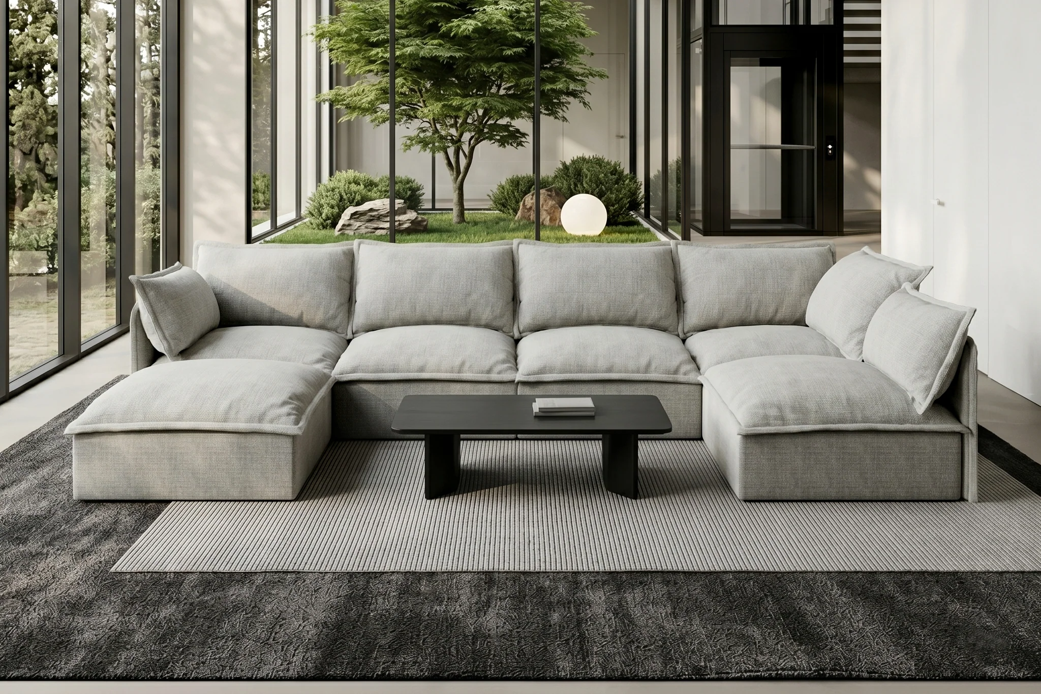 Vensa Modular Reversible Sectional Cloud Couch - Image 177