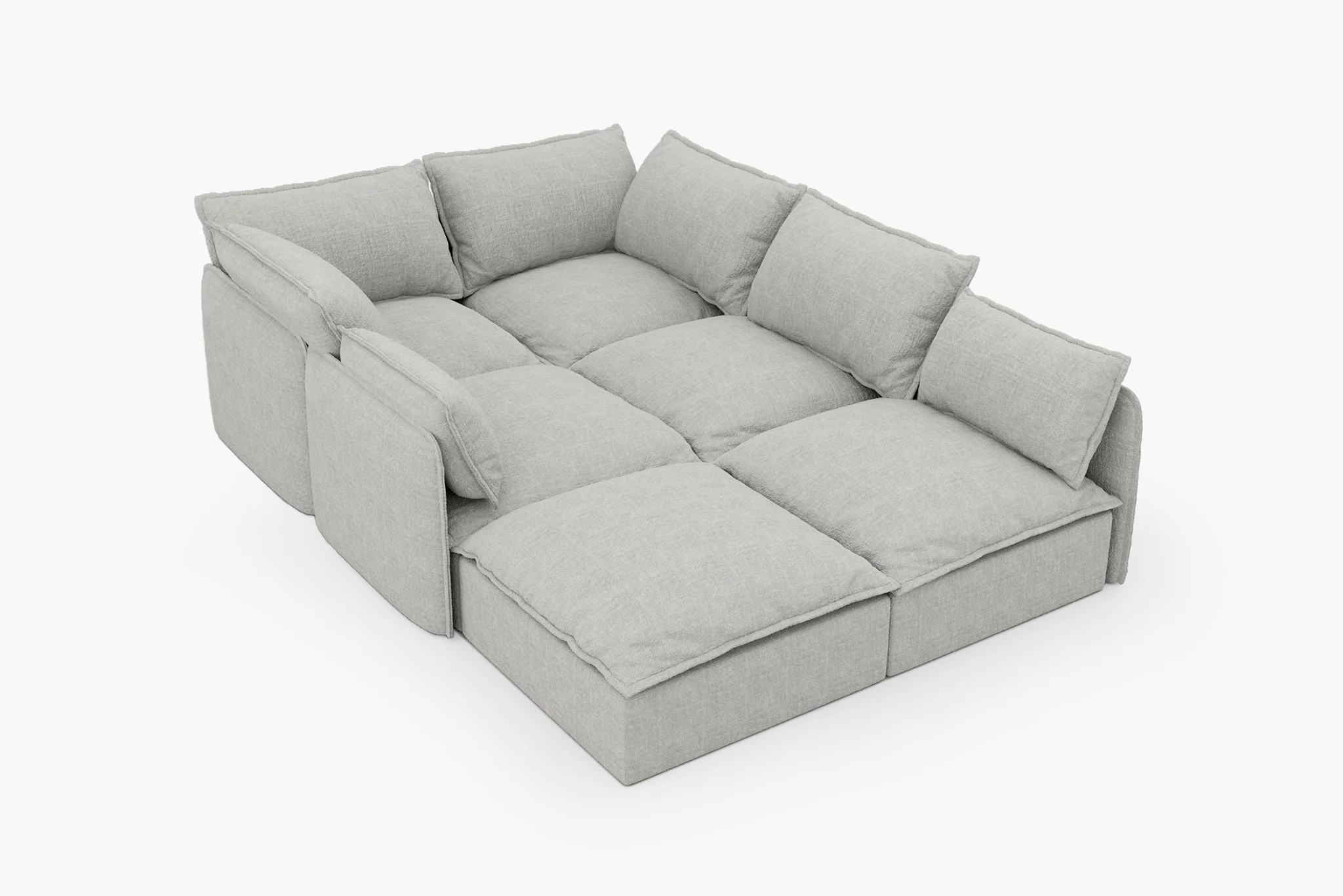 Vensa Modular Reversible Sectional Cloud Couch - Image 183