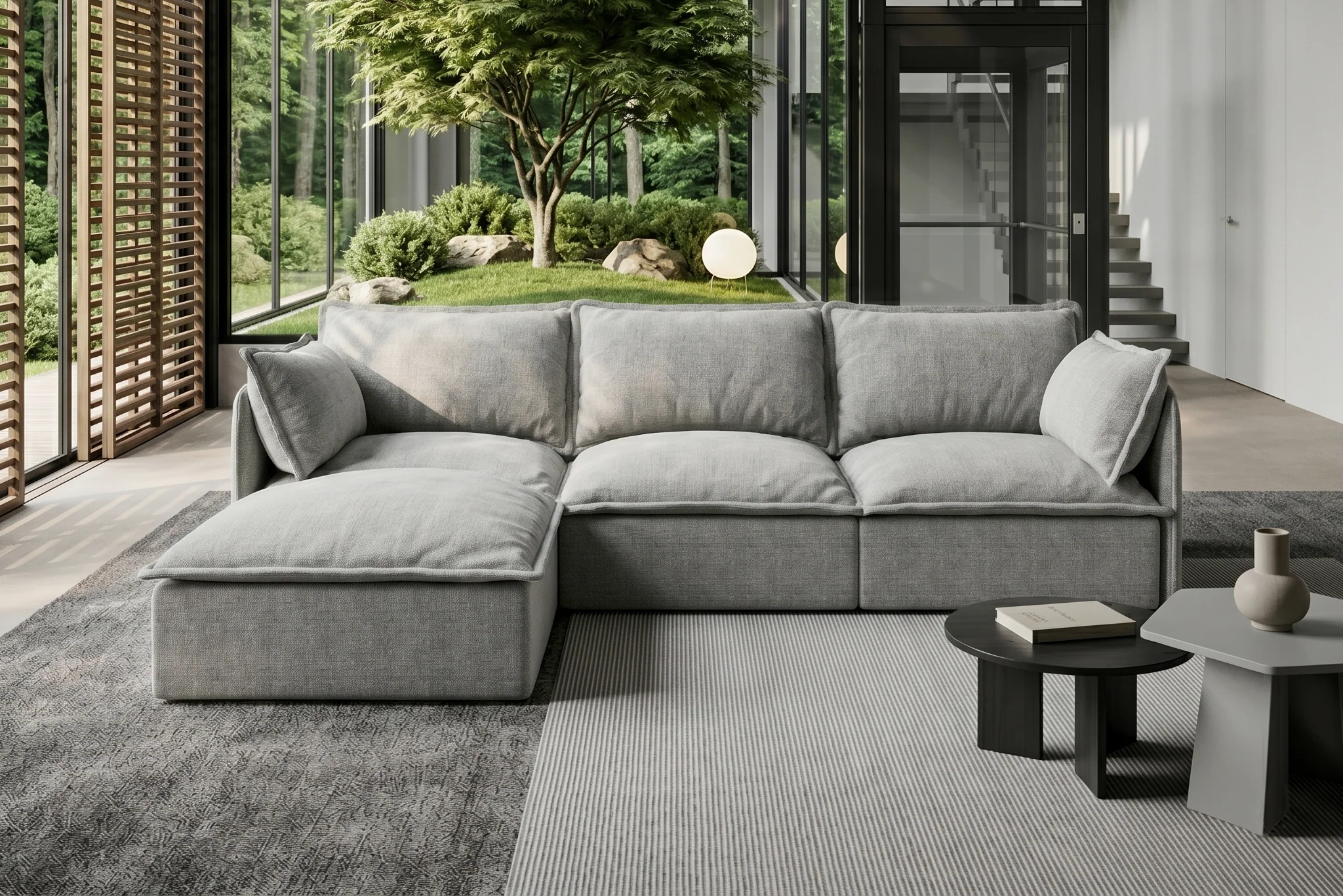 Vensa Modular Reversible Sectional Cloud Couch - Image 188