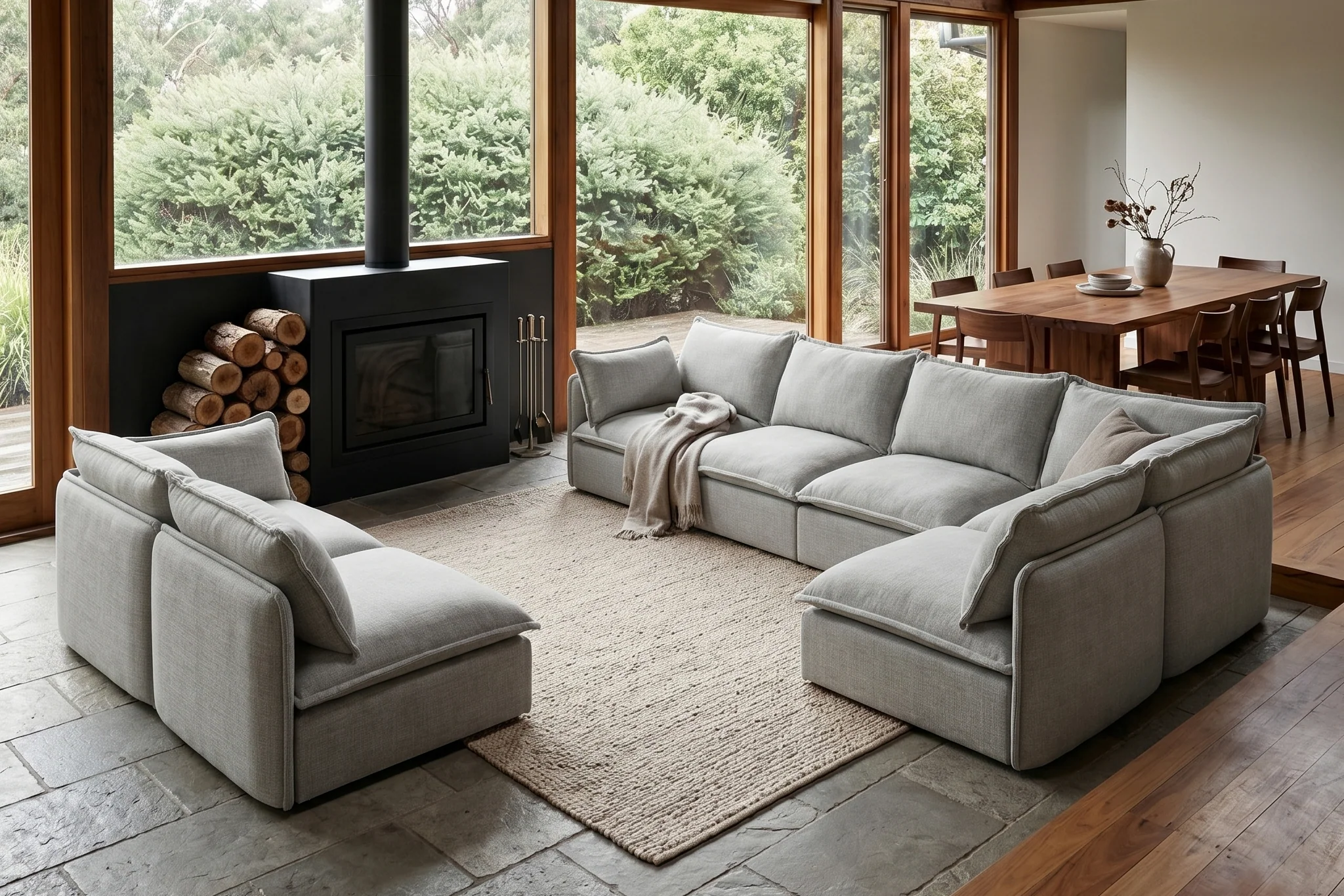 Vensa Modular Reversible Sectional Cloud Couch - Image 218