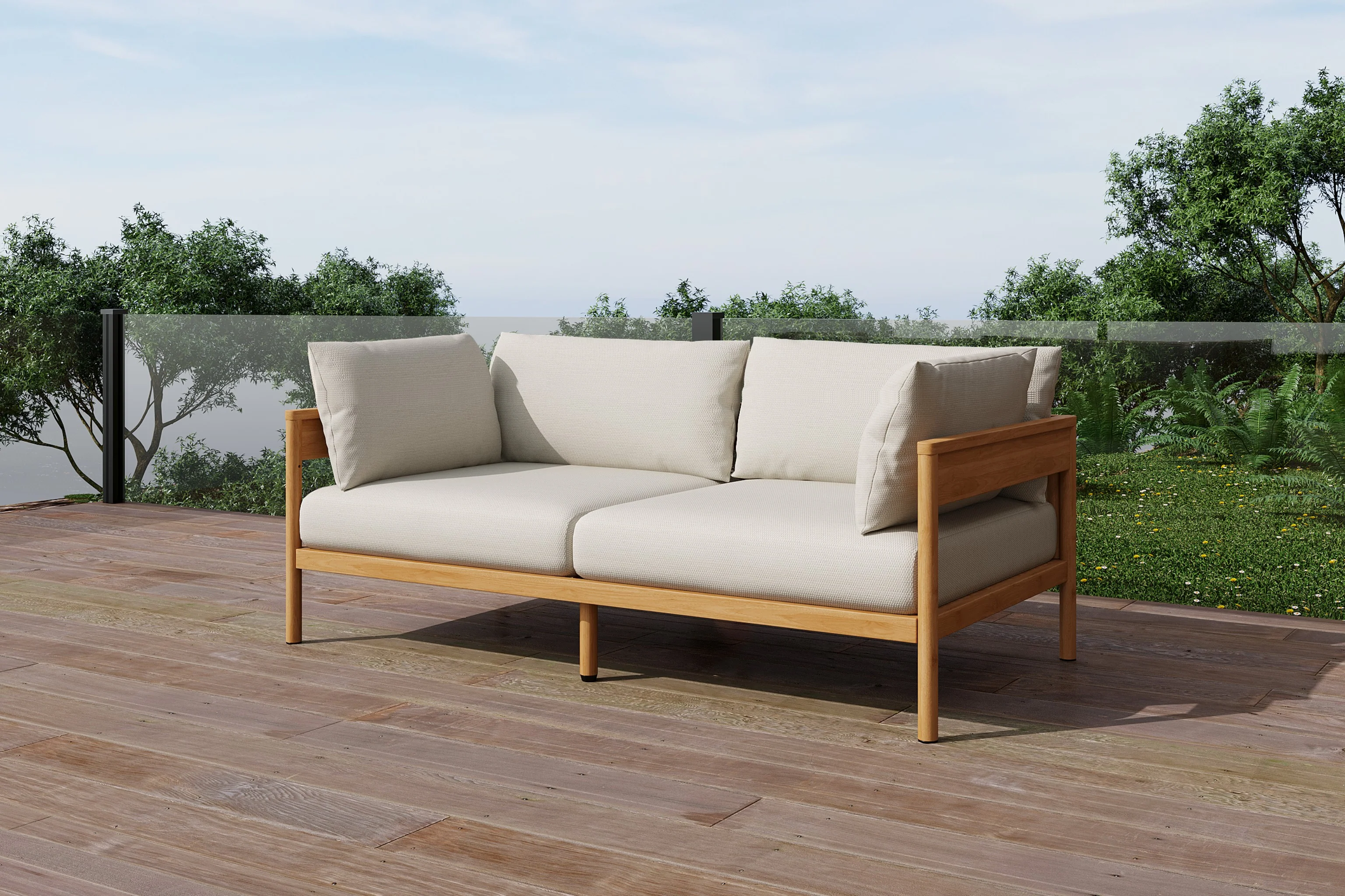 Vento Outdoor Modular Sectional Sofa Set - Image 10