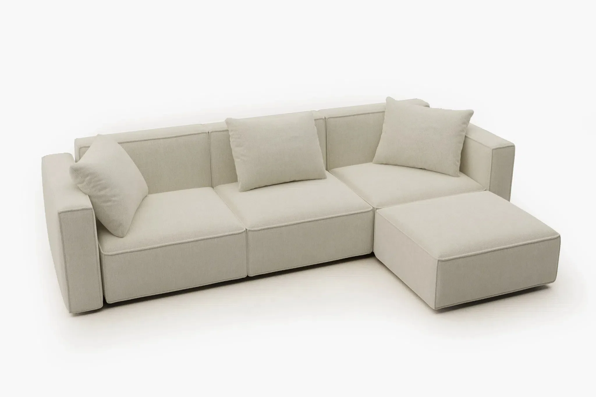Zola Modular Reversible Sectional Sofa by Acanva - Image 4